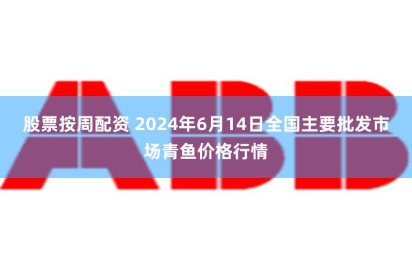 股票按周配资 2024年6月14日全国主要批发市场青鱼价格行情