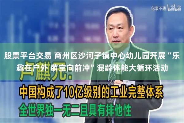 股票平台交易 商州区沙河子镇中心幼儿园开展“乐趣在户外 萌宝向前冲”混龄体能大循环活动